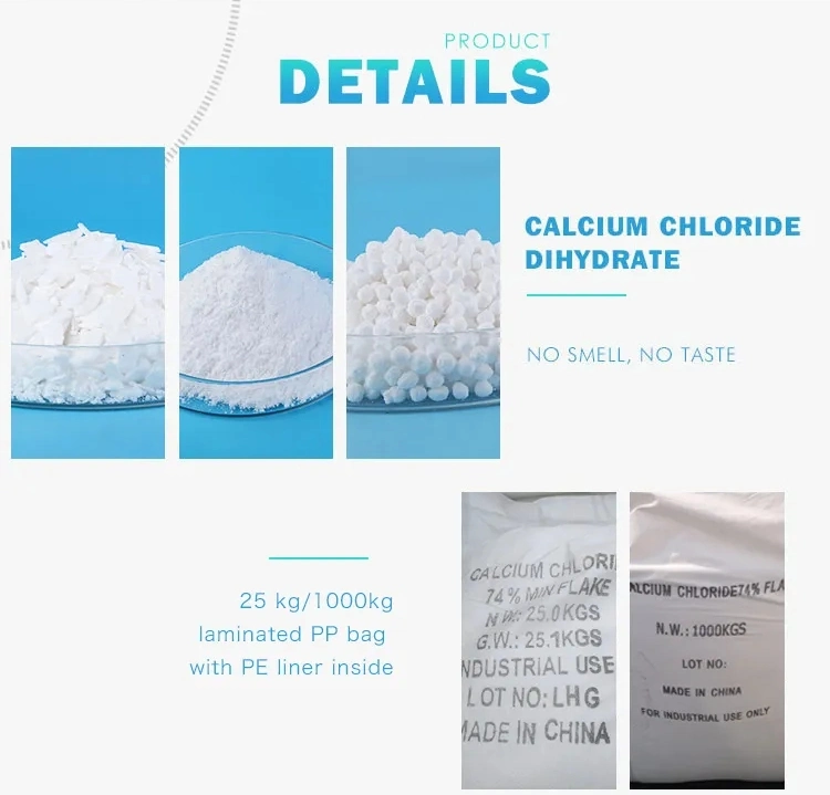 Price Flake Powder Granule 74 77 Chloride Calcium Inorganic Salt