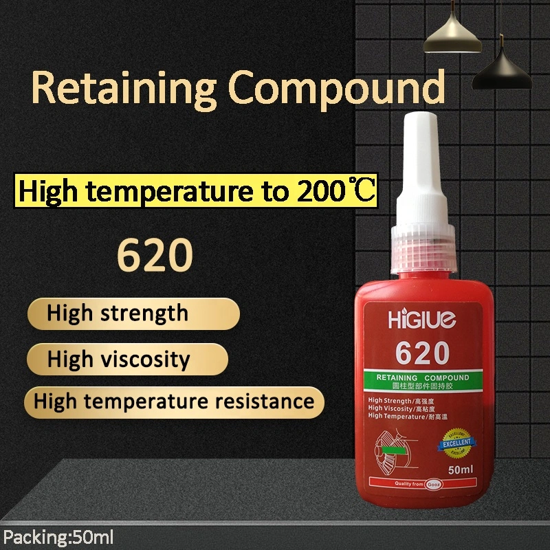 620 High Temperature Resistant Cylindrical Holding Anaerobic Adhesives High Temperature Resistant Retaining Compound.